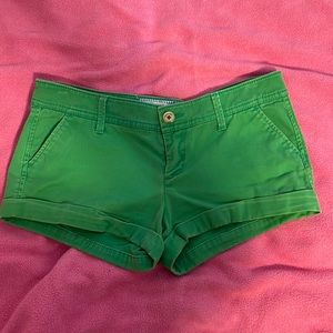 Green Abercrombie Shorts